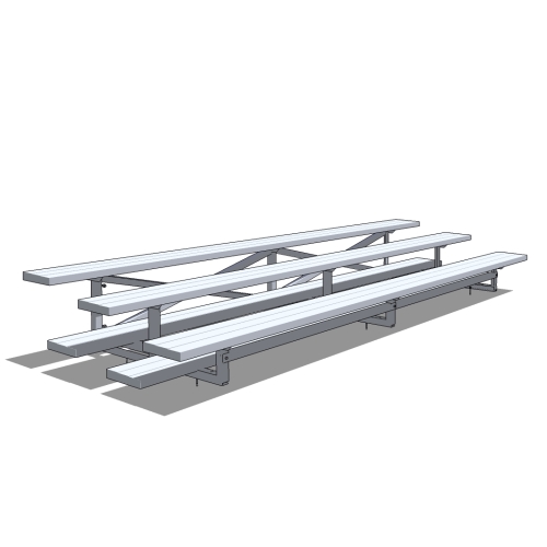 3 Row Aluminum Bleacher