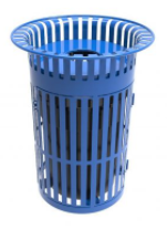 Swing Door Slat Receptacle