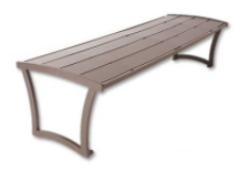 Madison Bench Without Back – Powder Coated Steel