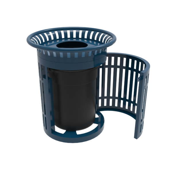 Skyline Swing Door Trash Receptacle – 32 Gallon