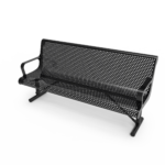 Contoured Park Bench