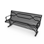 Contoured Park Bench